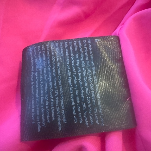 Lululemon Crop Pink Puffer Jacket Size 4 - Picture 10 of 10